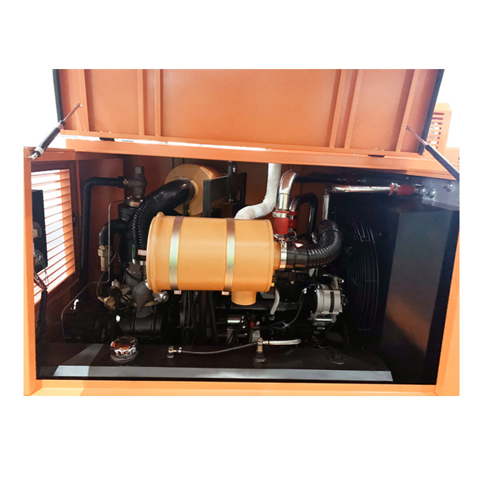 Compresor de aire de tornillo portátil diésel (8-35 bar)